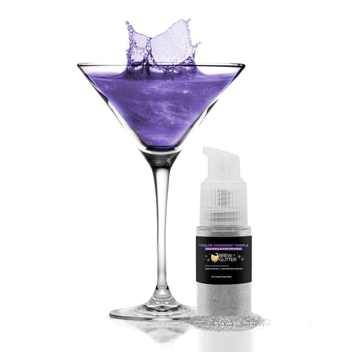 Buy Purple Color Changing Brew Glitter® Spray Pump | Bakell