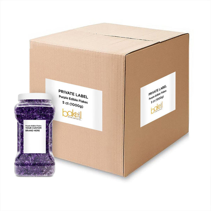 Private Label Purple Shimmer Flakes | Bakell