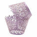 Purple Floral Lace Butterfly Cupcake Wrappers & Liners  | Bakell® Baking Products