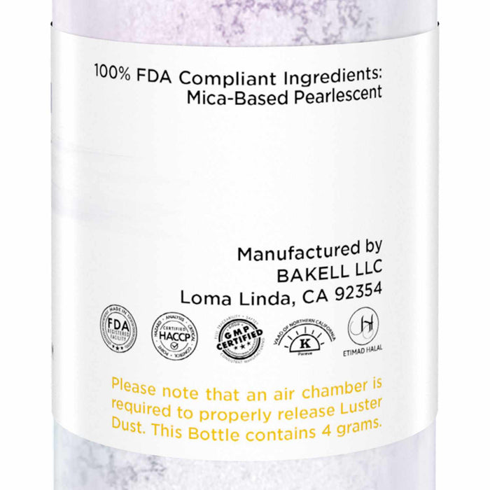 Purple Iridescent Edible Luster Dust 4g Mini Pump-Luster Dusts_4GPump-bakell