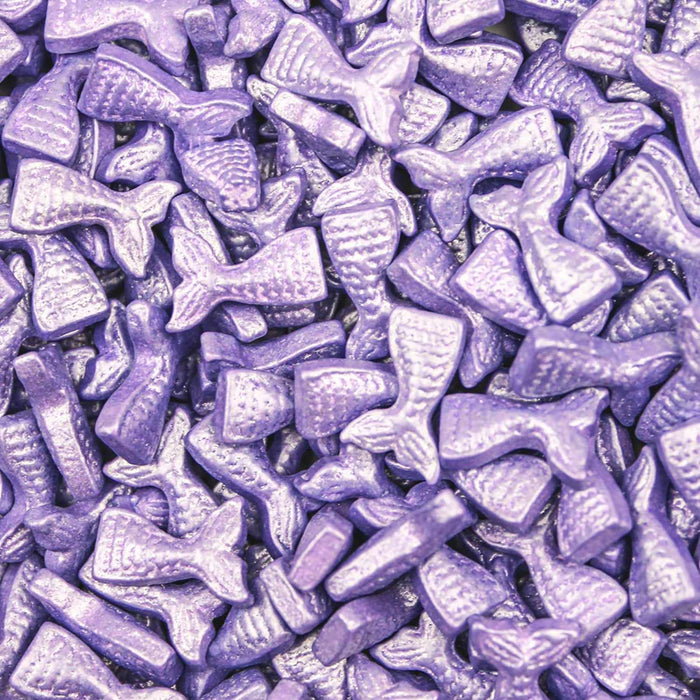 Purple Mermaid Tail Shaped Sprinkles-Krazy Sprinkles_HalfCup_Google Feed-bakell