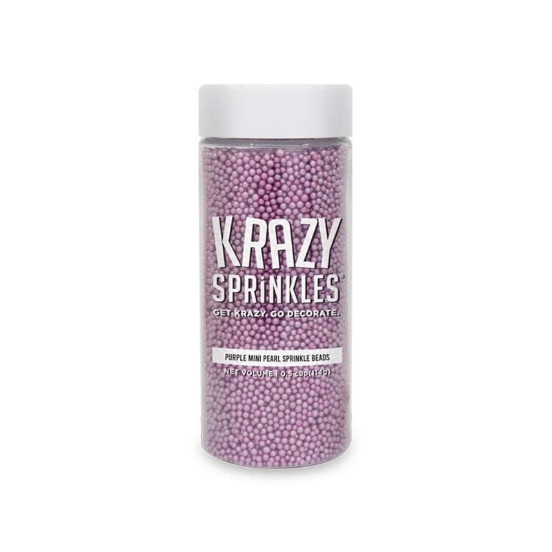 Purple Mini Pearl Beads by Krazy Sprinkles® | Bakell