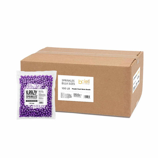 Buy Wholesale Purple 8mm Beads | Purple Krazy Sprinkles | Bakell