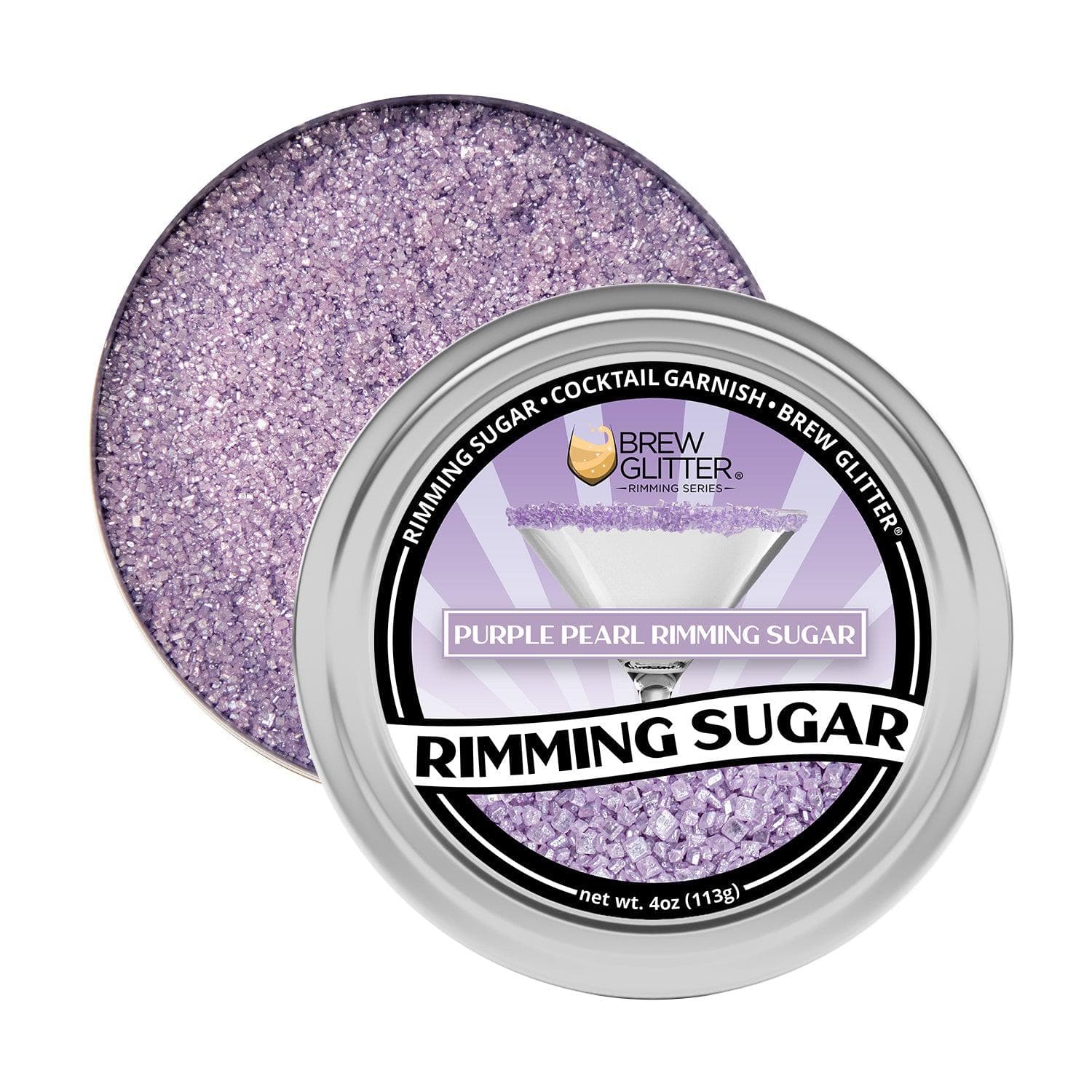 Buy Purple Pearl Cocktail Rimming Sugar - Purple Sugar - Bakell