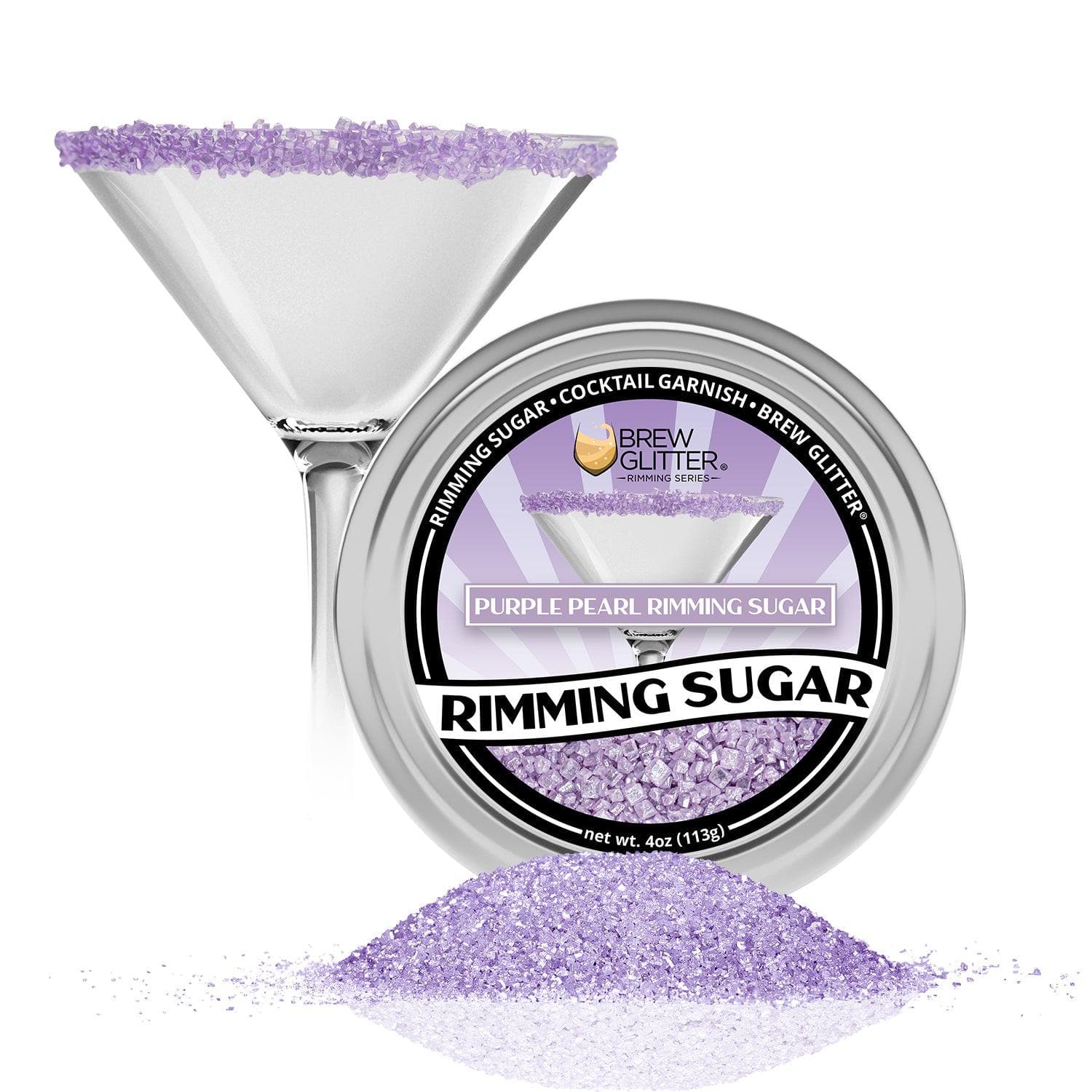 Buy Purple Pearl Cocktail Rimming Sugar - Purple Sugar - Bakell