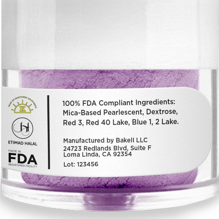 Purple-Purple Luster Dust Wholesale | Bakell