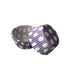 Purple & White Polka Dot Standard Size Cupcake Wrappers & Liners | Bakell