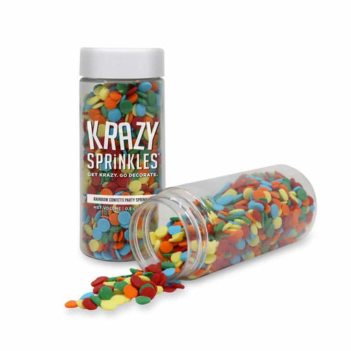 Rainbow Confetti Sprinkles-Krazy Sprinkles_HalfCup_Google Feed-bakell