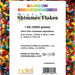 Label that is on a 1 kilogram container of Rainbow Edible Shimmer Flakes | bakell.com