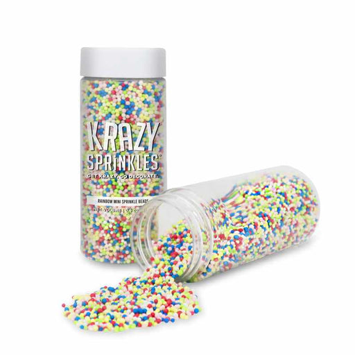Rainbow Mini Sprinkle Beads-Krazy Sprinkles_HalfCup_Google Feed-bakell