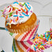 25 PC Rainbow Swirl Print Cupcake Wrappers & Liners | Bakell