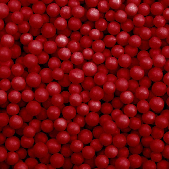 Red 4mm Beads Krazy Sprinkles® | #1 site for sprinkles — Bakell®