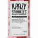 Close up of label for Red and Pink Lip Sprinkles. | bakell.com