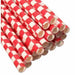 Red and White Checker Print Cake Pop Party Straws | Bulk Sizes-Cake Pop Straws_Bulk-bakell
