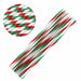 Red & Green Stripes Cake Pop Drinking Straws | Bakell®