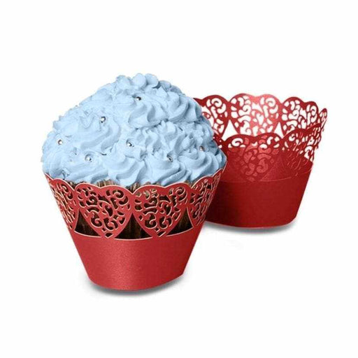 Bulk Red Heart Cupcake Wrappers | Bakell.com