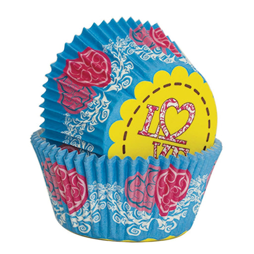 Red Heart Love Cupcake Wrappers & Liners |  Bakell® Baking Products