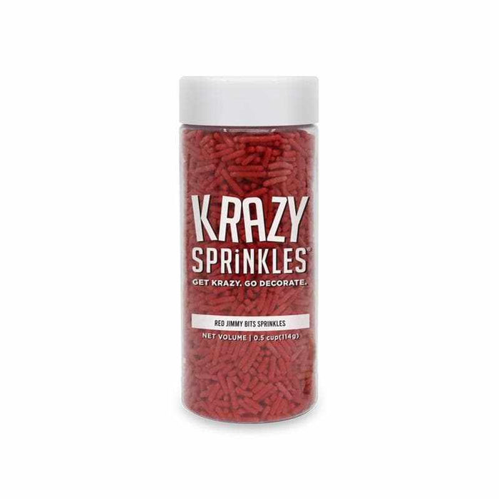 Red Jimmies Sprinkles | Krazy Sprinkles | Bakell