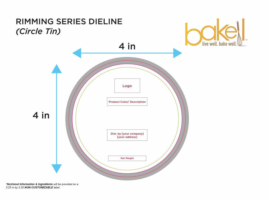 Private Label Red Pearl Rimming Sugar 48 per case | Bakell