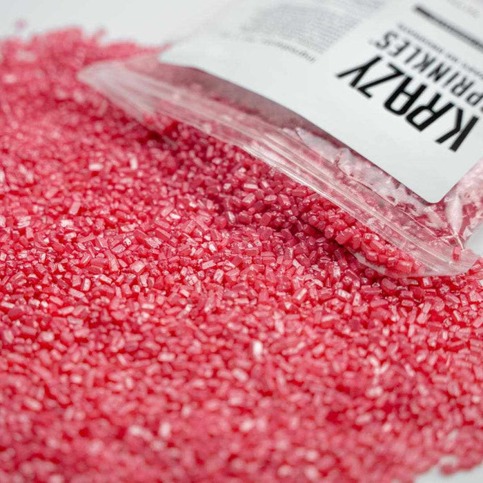 Red Sugar Rock Sprinkles | Krazy Sprinkles | Bakell