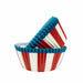 Bulk Red White and Blue Pin Wheel Cupcake Wrappers & Liners | Bakell.com