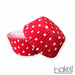 Red & White Mini Polka Dot Standard Size Cupcake Wrappers & Liners  | Bakell® Baking Products