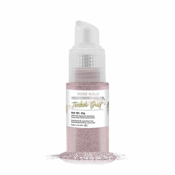 Rose Gold Edible Glitter Spray Pump - The Peppermill