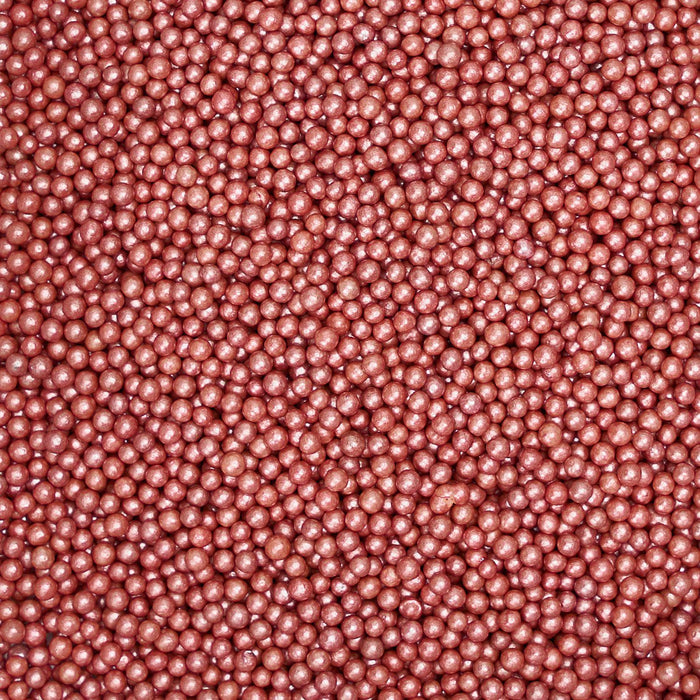 Rose Gold Mini Pearl Beads by Krazy Sprinkles® | Bakell