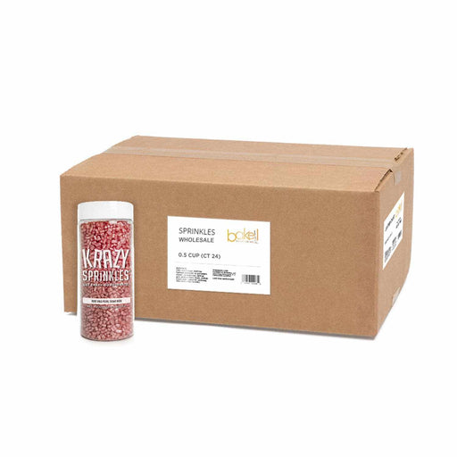 Rose Gold Pearl Sugar Rock Wholesale (24 units per/ case) | Bakell