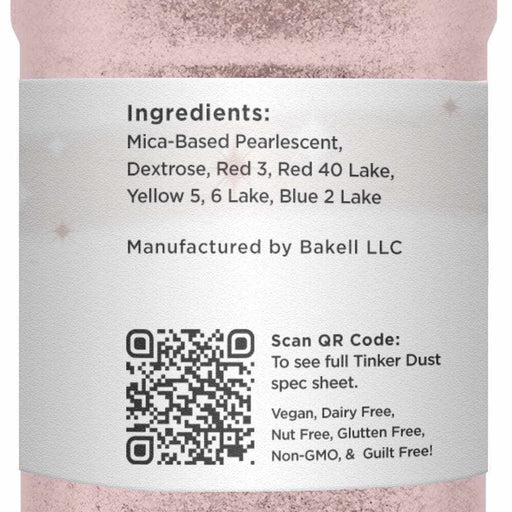 Rose Gold Tinker Dust glitter 45g Shaker  | Bakell