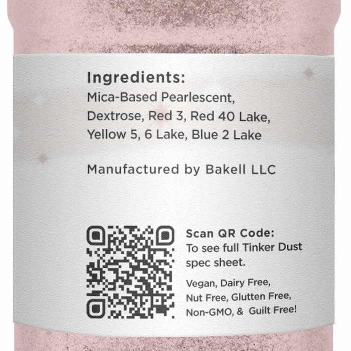 Rose Gold Tinker Dust glitter 45g Shaker  | Bakell