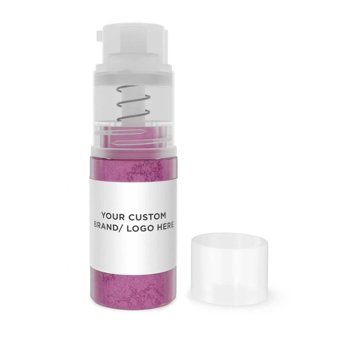 Private Label Your Brand and Logo | Pink Luster Dust Mini Spray Pumps