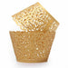 Bulk Royal Gold Lace Cupcake Wrappers & Liners | Bakell.com