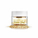 Gold Tinker Dust, 100% edible food-grade glitter in a clear jar with a white lid.