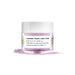 Lavender Purple Luster Dust in a clear jar with a white lid, spilled powder at its base.