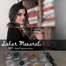 Sahar Masarati with her 26-piece edible art kit featuring paints, dusts, glitters, and brushes.