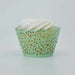 Sea Foam Green Lace Cupcake Wrappers & Liners  | Bakell® Baking Products