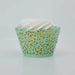 Bulk Sea Foam Green Lace Cupcake Wrappers| Bakell.com