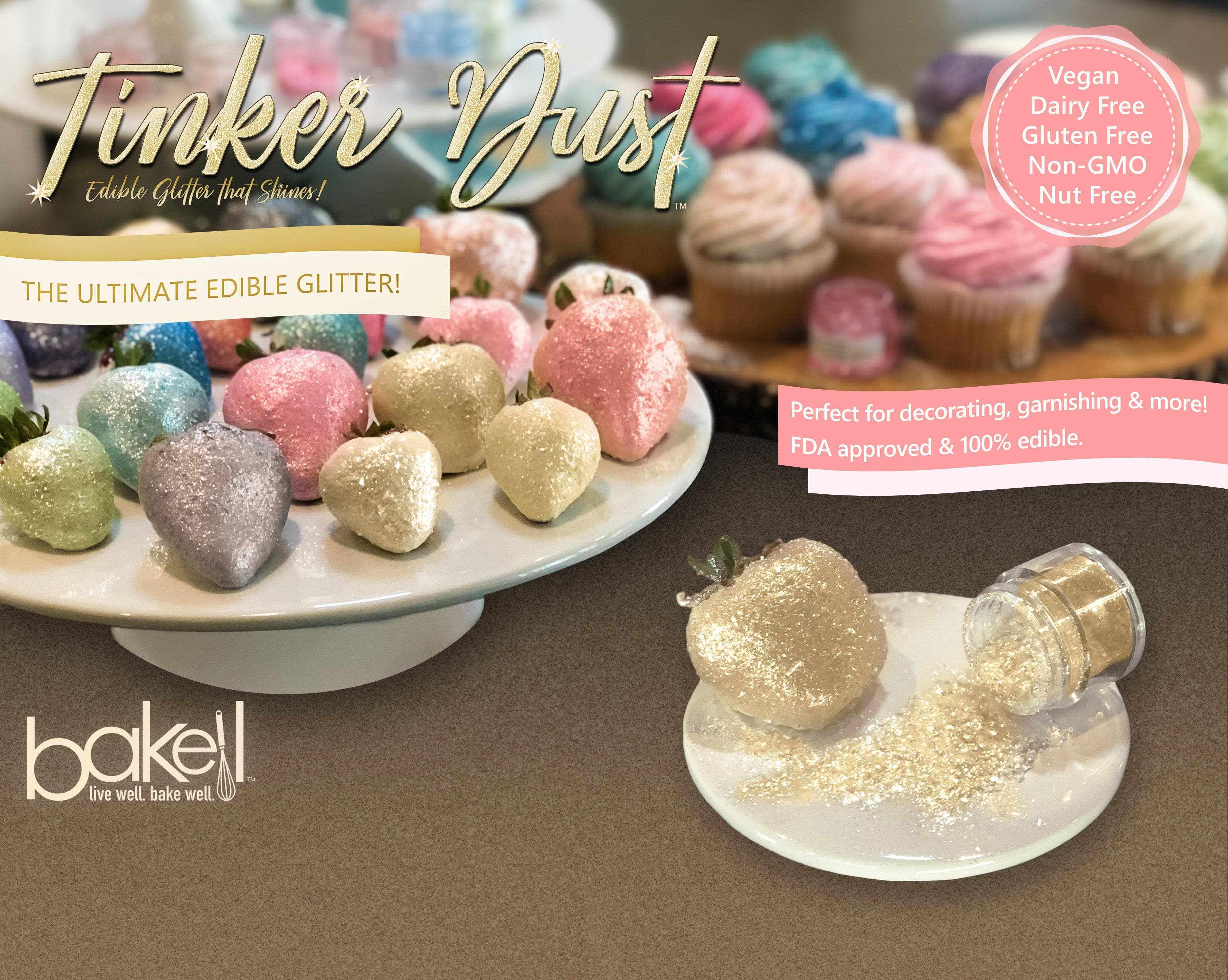 Baby Shower & Gender Reveal Edible Glitter Combo Pack | Bakell.com