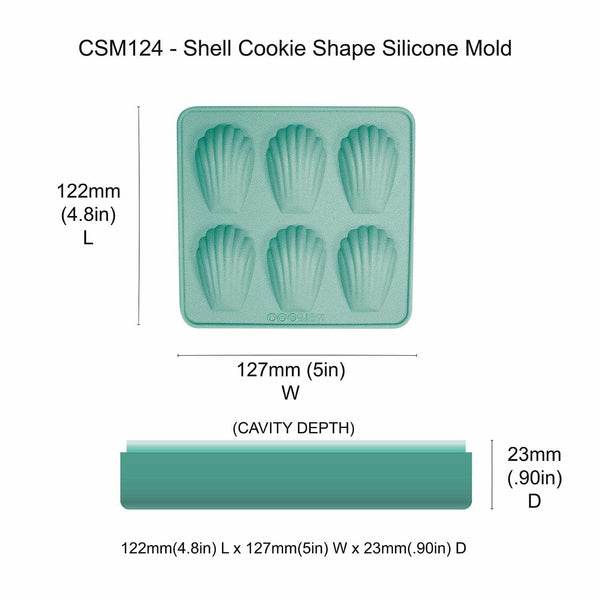 Shell cookie outlet molds