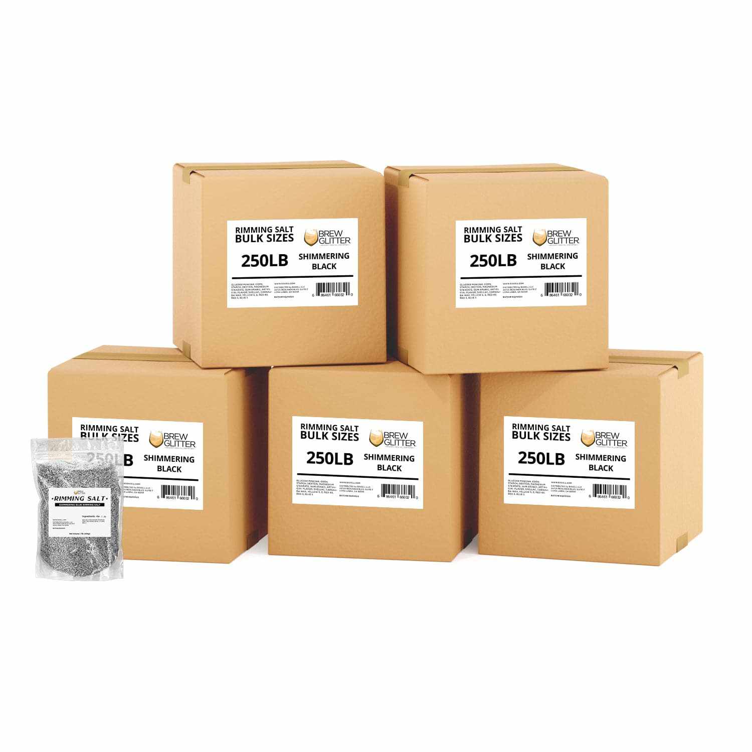 Shimmering Black Rimming Salt Wholesale Rimming Salt | Bakell