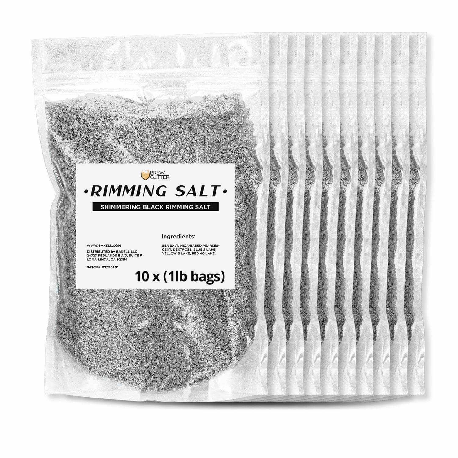 Shimmering Black Rimming Salt Wholesale Rimming Salt | Bakell