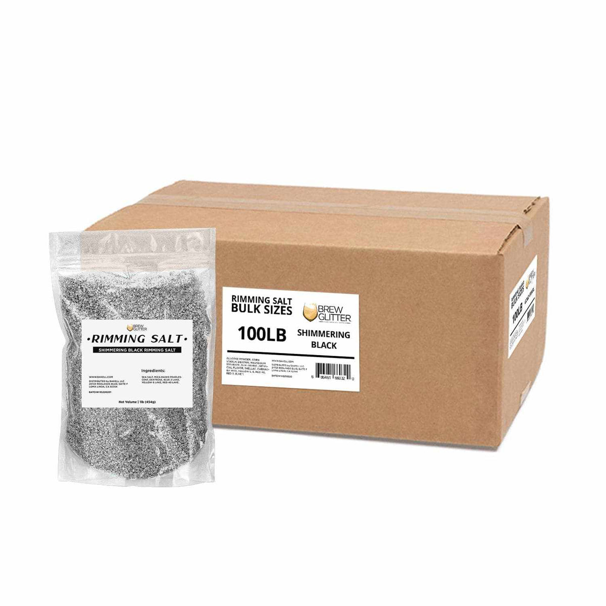 Shimmering Black Rimming Salt Wholesale Rimming Salt | Bakell