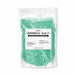 One-pound bag of shimmering green cocktail rimming salt with a white label and Brew Glitter branding.