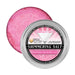 Shimmering pink cocktail rimming salt in a 4oz silver tin with a martini glass graphic.