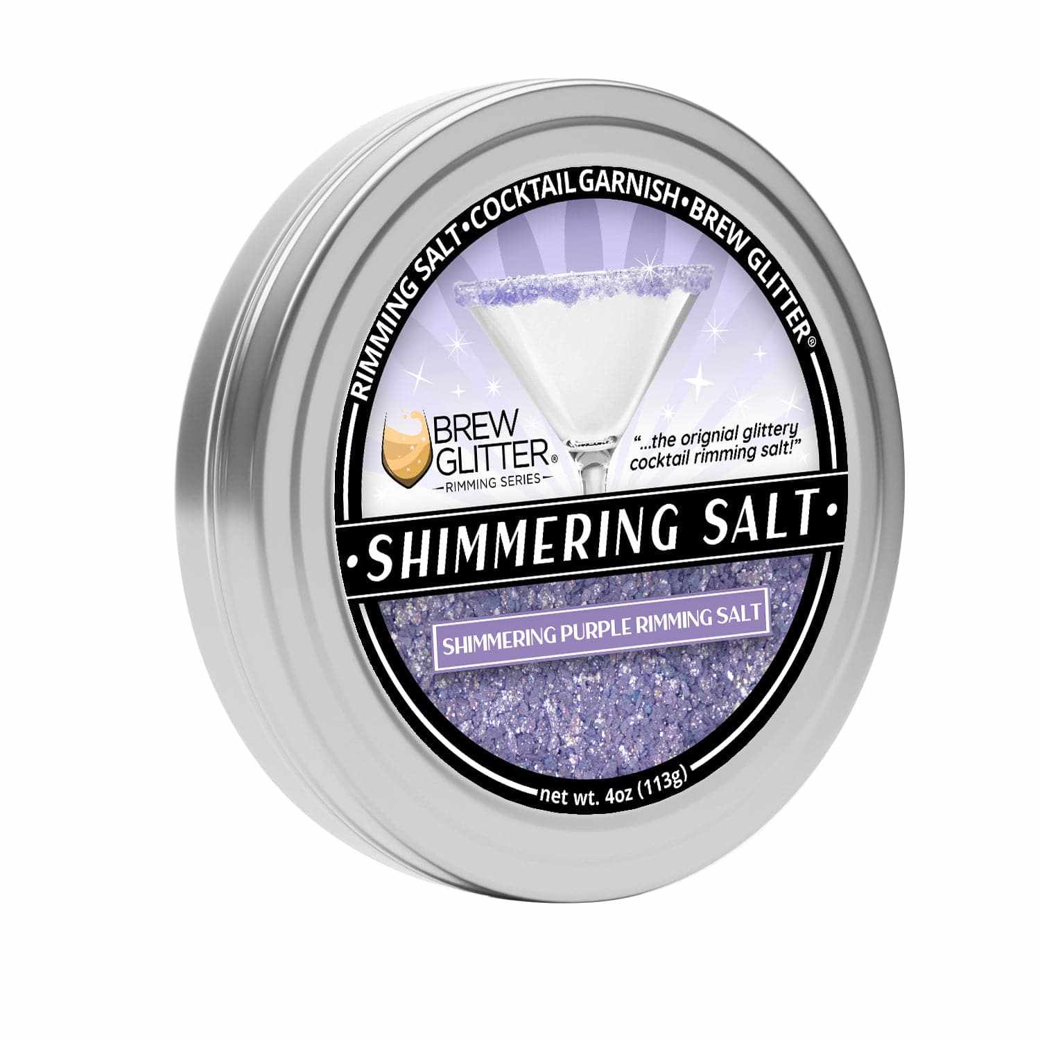 Shimmering Purple Rimming Salt | Bakell