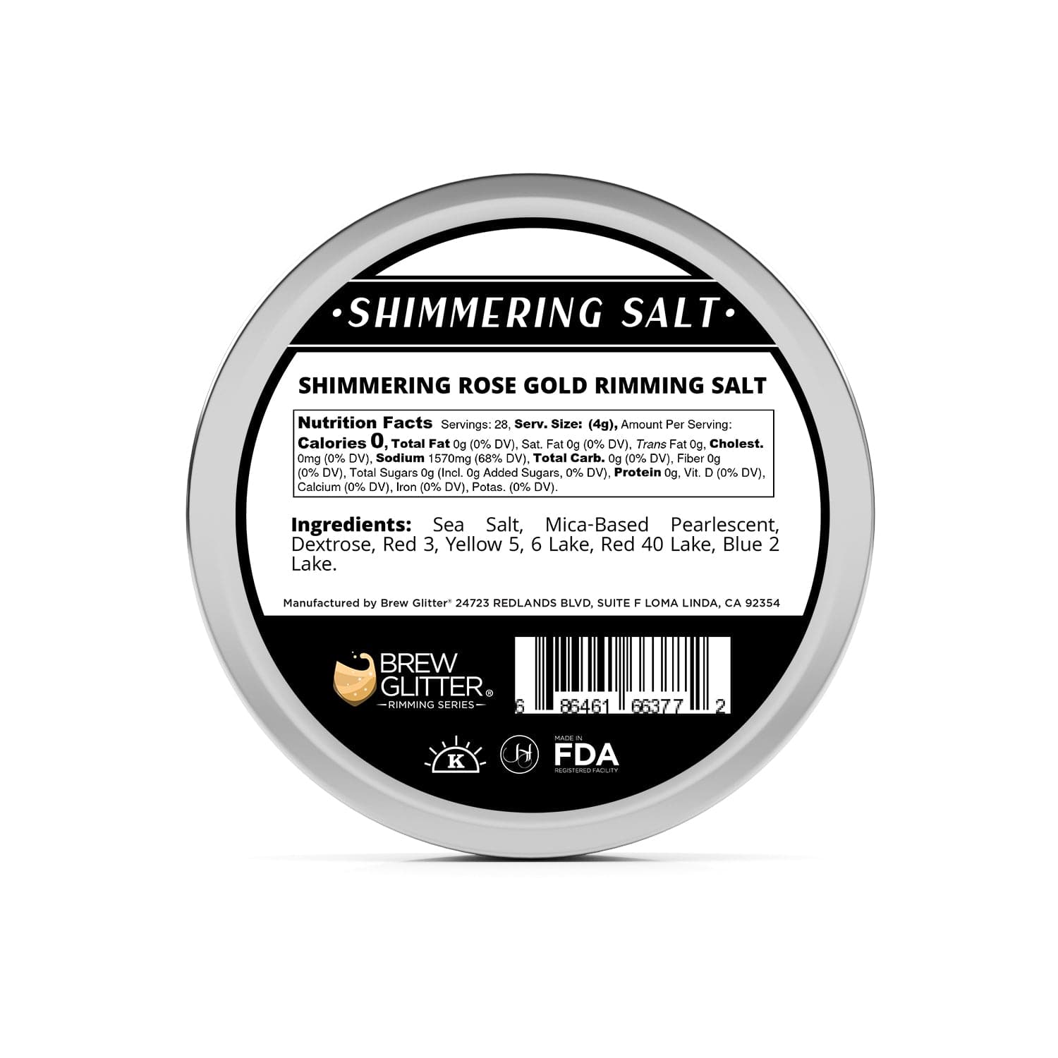 Buy Rose Gold Salt Rimmer - Deep Purple Cocktail Salt - Bakell.com
