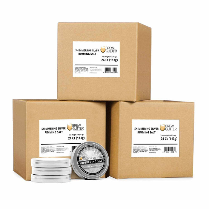 Shimmering Silver Rimming Salt Wholesale (24 units per/ case) | Bakell.com
