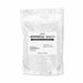 1lb bag of Brew Glitter Shimmering White Rimming Salt, showing ingredients and net volume.