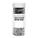 Shiny Silver Pearl Star Shaped Sprinkles | Private Label (48 units per/case) | Bakell